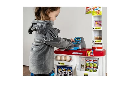 Magazin pentru copii – supermarket cu cărucior și accesorii
