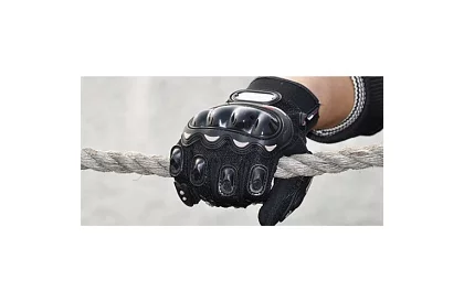 Mănuși moto negre - XL