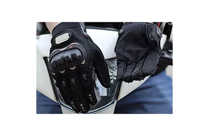 Mănuși moto negre - XL