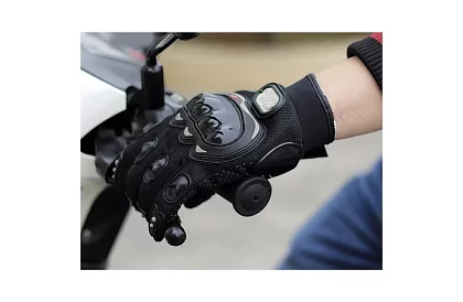 Mănuși moto negre - XL