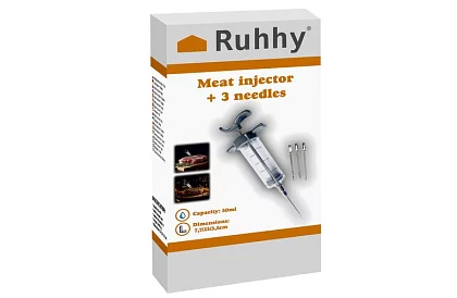 Injektor pentru carne + 3 ace