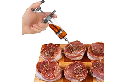 Injektor pentru carne + 3 ace