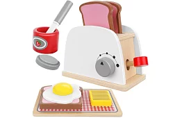 Toaster din lemn pentru mici bucătari