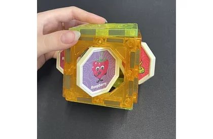 Set de construcție educațională magnetică 3D - 77 de piese