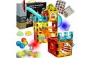 Set de construcție educațională magnetică 3D - 77 de piese