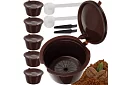 Set de 6 bucăți de capsule de cafea reutilizabile