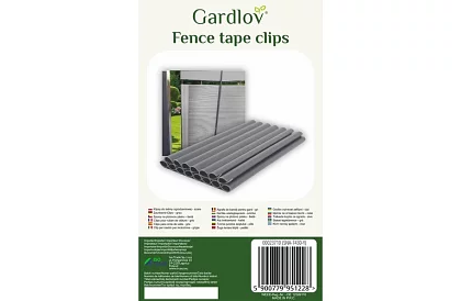 Clips pentru benzi de gard – 20 buc – gri