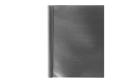 Bandă de umbrire pentru gard gri - panou 630 g/m² + cleme