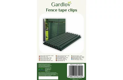 Clips pentru benzi de gard – 20 buc – verde