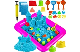 Nisip cinetic lichid 2000 g - forme și nisipă gonflabilă