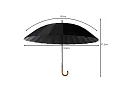 Umbrelă mare XXL - 124 cm