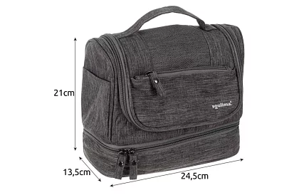 Geantă cosmetică de călătorie cu mânere pentru suspendare