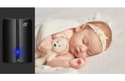 Sonerie wireless rezistentă la apă – rază de acțiune 15 metri - negru