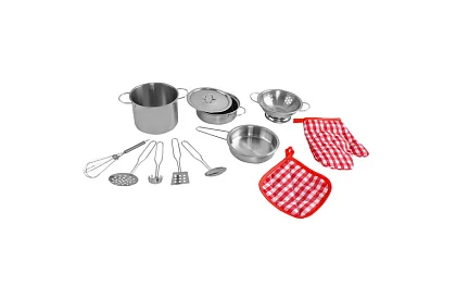 Set de vase metalice pentru copii