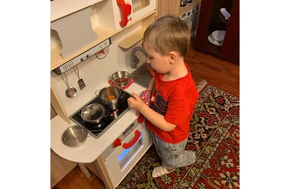 Set de vase metalice pentru copii