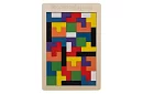 Puzzle Tetris din lemn