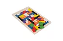 Puzzle Tetris din lemn