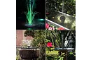 Fântână solară plutitoare cu iluminare RGB