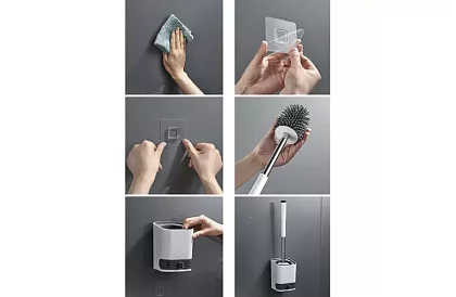 Perie de silicon pentru toaletă – perie WC RUHHY