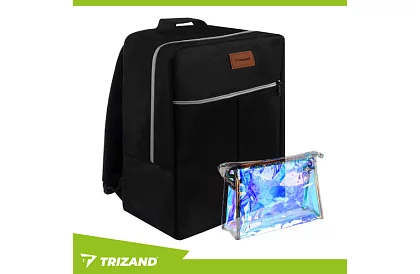 Rucsac de călătorie de mână 38x24x18 cm + necesar cosmetic