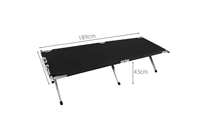 Pat de camping pliabil – capacitate de încărcare 110 kg