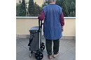 Geantă de cumpărături multifuncțională cu roți + curea de umăr