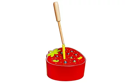 Joc de magnete din lemn – căpșună