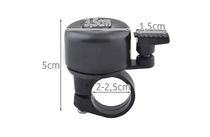 Zvon pentru bicicletă – negru