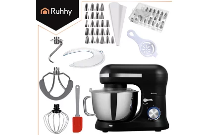 Robot de bucătărie 1000 W cu accesorii și bol de 4,5 l