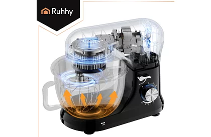 Robot de bucătărie 1000 W cu accesorii și bol de 4,5 l