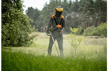 Universal cu două brațe – curele pentru motocoase