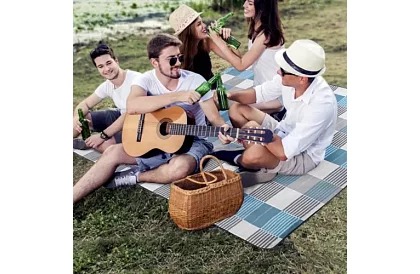 Pătură de picnic mare 2 × 2 metri