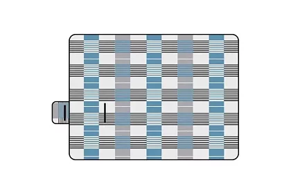 Pătură de picnic mare 2 × 2 metri