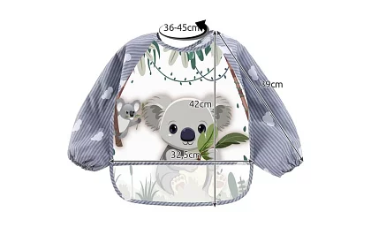 Baveta cu mâneci - Șorț cu motiv de Koala