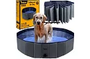 Piscină pliabilă pentru câini – 120 × 30 cm