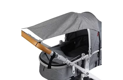 Copertină de umbrire impermeabilă pentru cărucior – gri
