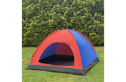 Cort de camping pentru 4 persoane – 190 x 190 x 123 cm