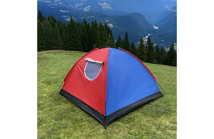 Cort de camping pentru 4 persoane – 190 x 190 x 123 cm