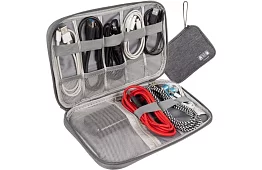 Cazul de călătorie – organizator pentru cabluri și încărcătoare