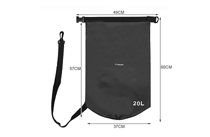 Sac impermeabil 20 litri – negru DRY BAG