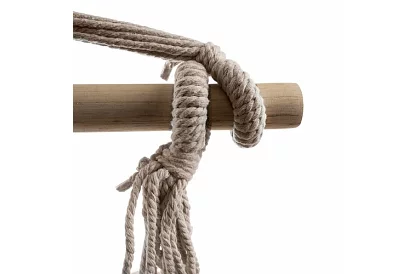 Hamaca suspendată + 2 perne - bej