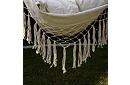 Hamaca suspendată + 2 perne - bej