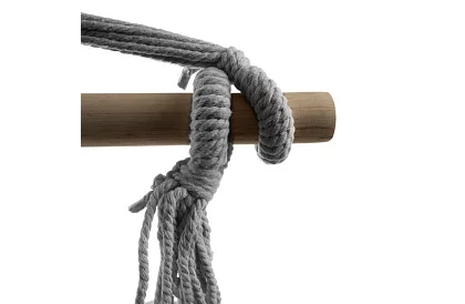 Hamaca suspendată + 2 perne - gri