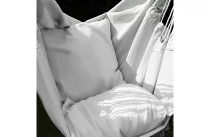 Hamaca suspendată + 2 perne - gri