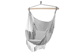 Hamaca suspendată + 2 perne - gri