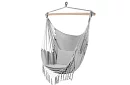 Hamaca suspendată + 2 perne - gri