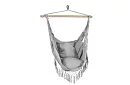 Hamaca suspendată + 2 perne - gri