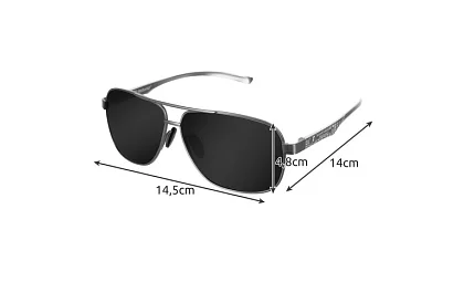 Ochelari de soare polarizați cu husă – negri UV 400