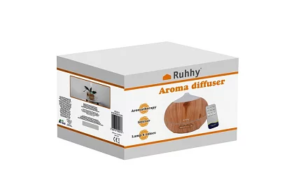 Aromaterapie difuzor cu ionizator și lampă LED - 4în1