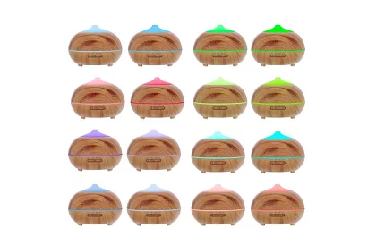 Aromaterapie difuzor cu ionizator și lampă LED - 4în1